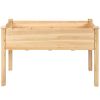 Wooden Raised Vegetable Garden Bed Elevated Grow Vegetable Planter